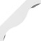 Ekena Millwork 5-in. W x 6-in. D x 6-in. H Funston Architectural Grade PVC Knee Brace BRCP05X06X06FST - alternate 4